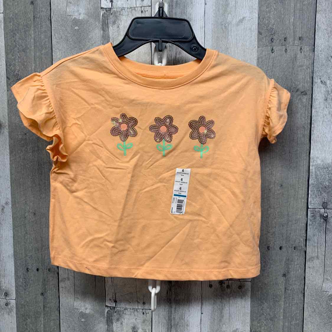 Size 6 Orange Jumping Beans T Shirt