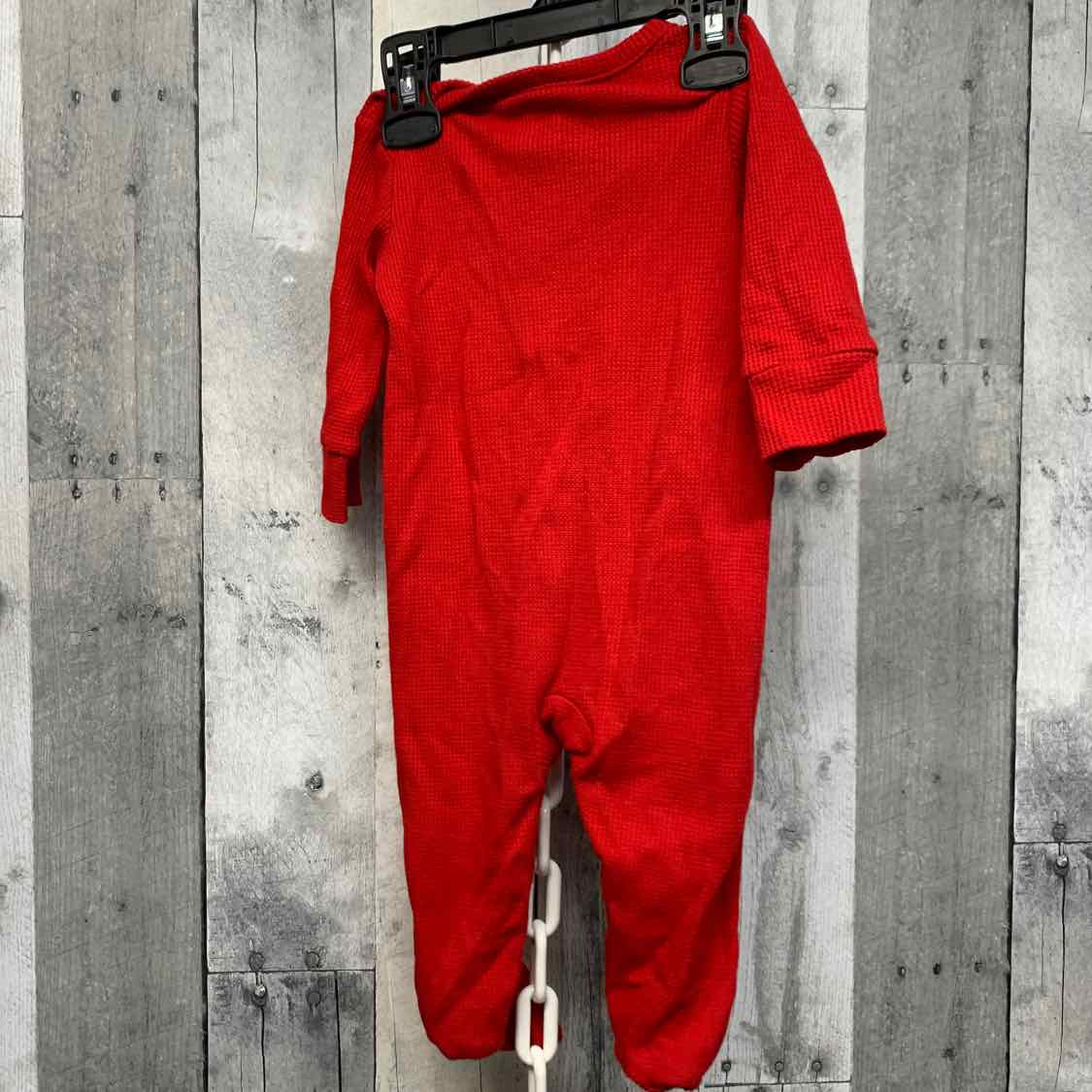 Size 6 Months Red Graphic Carter's Footy PJs