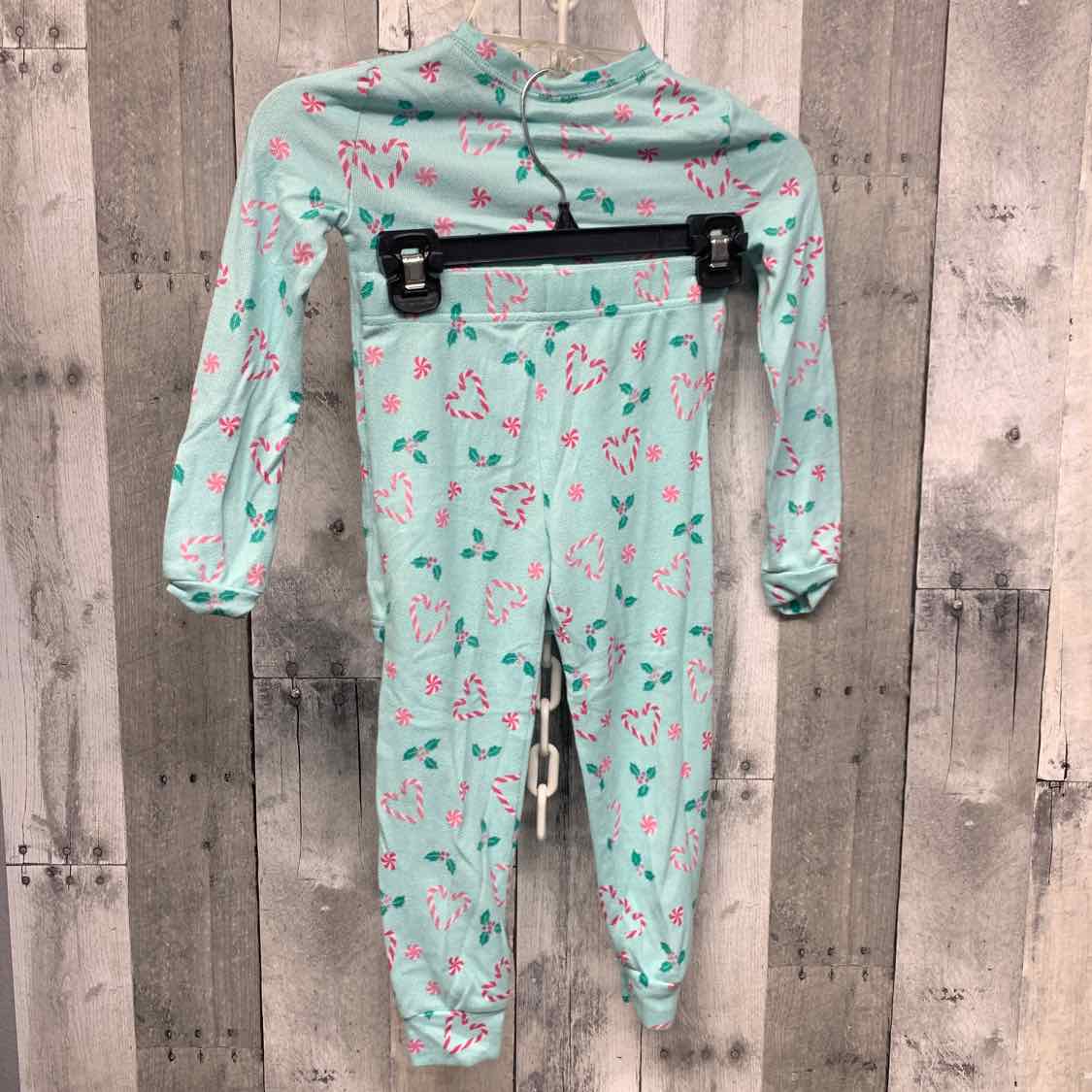 Size 4 Blue Print Mid Brand 2pc PJs