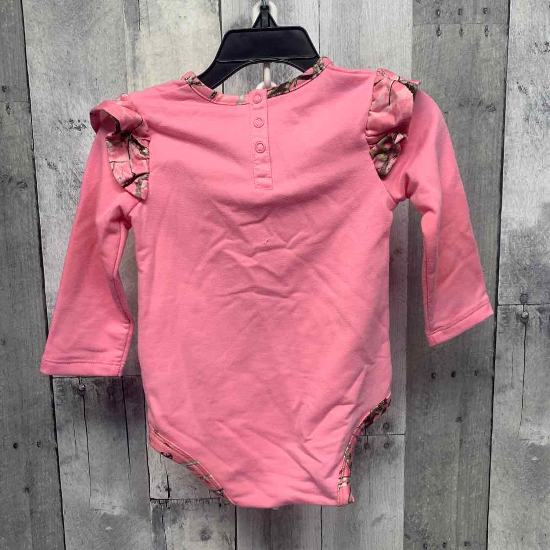 Size 12 Months Pink Bass Pro Shop Bodysuit