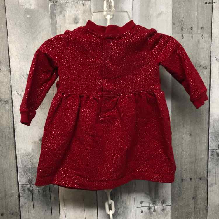 Size 6 Months Red Carter's LS Dress