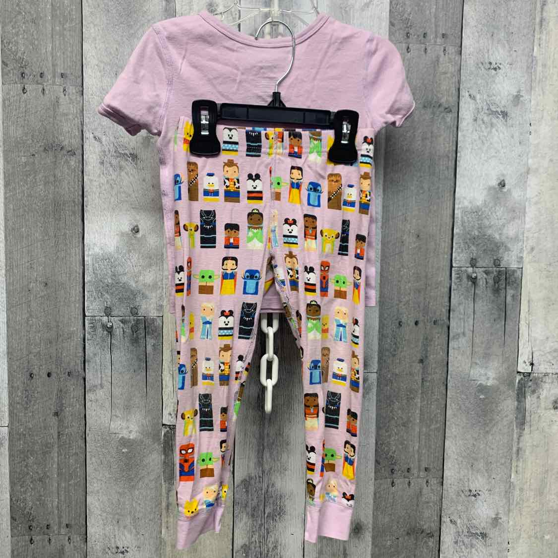Size 3T Purple Disney Collection 2pc PJs