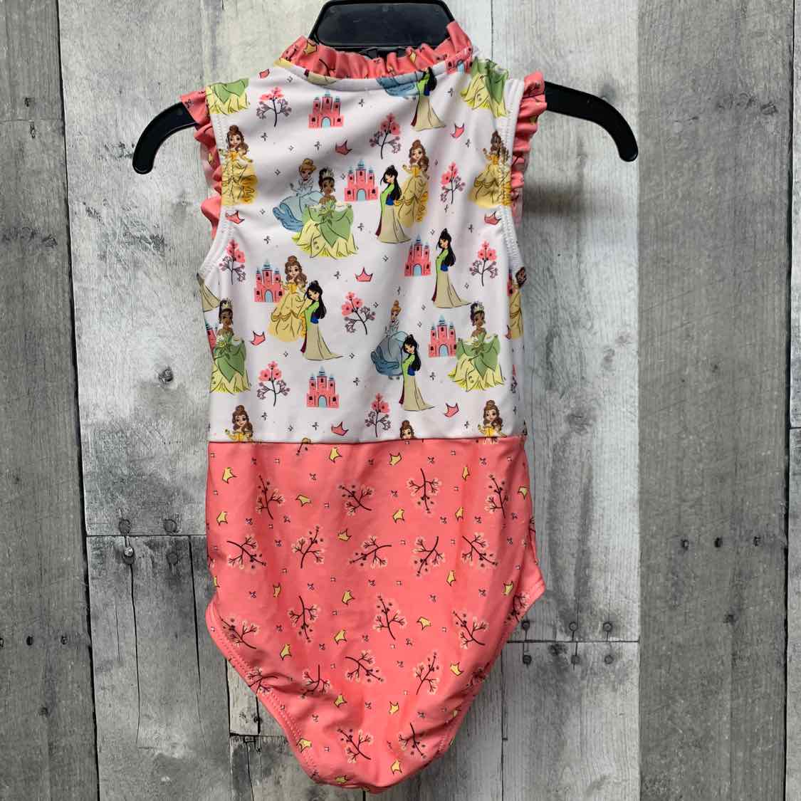 Size 3T White/Pink Disney Swim Suit - 1pc