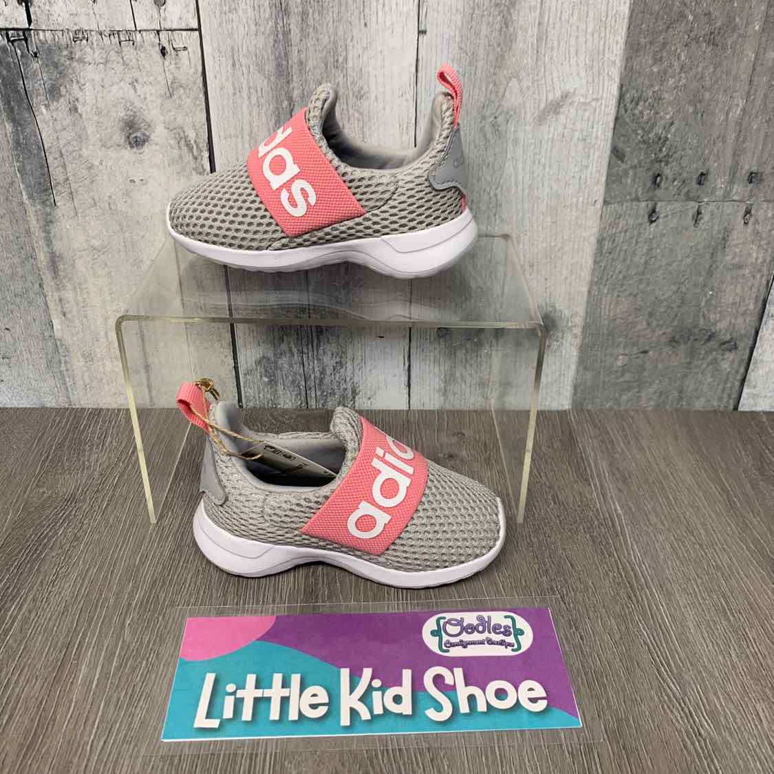 Size 5 Gray/Pink Sport Brand Sneakers