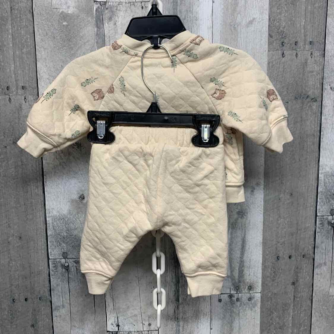 Size 0-3 Months Tan Carter's Shirt/Pants