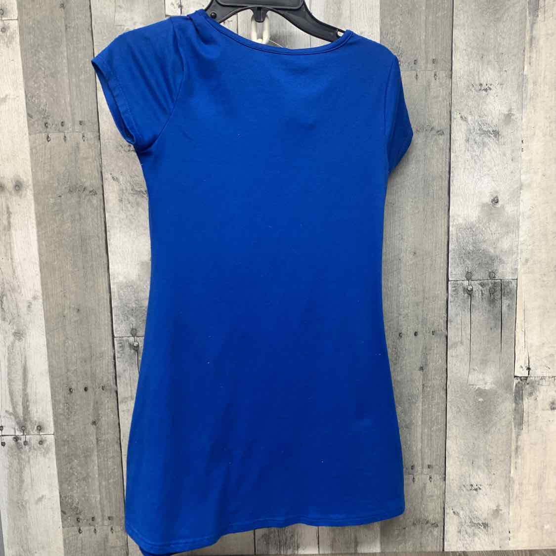 Size 7/8 Blue Graphic Nickelodeon Dress - Knit