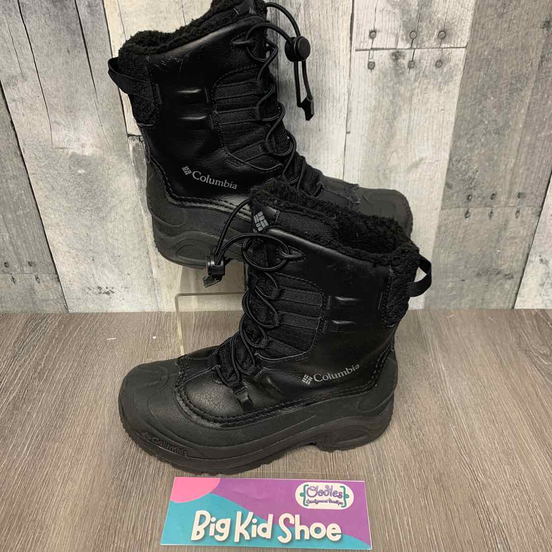Size 3 Black Columbia Sportswear Snow Boots