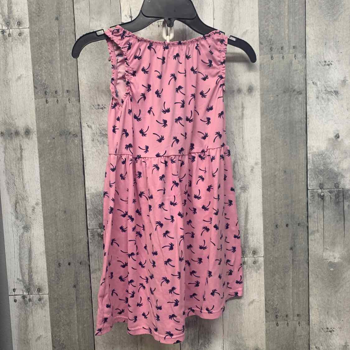 Size 6 Pink/Navy Picapino Dress - Knit