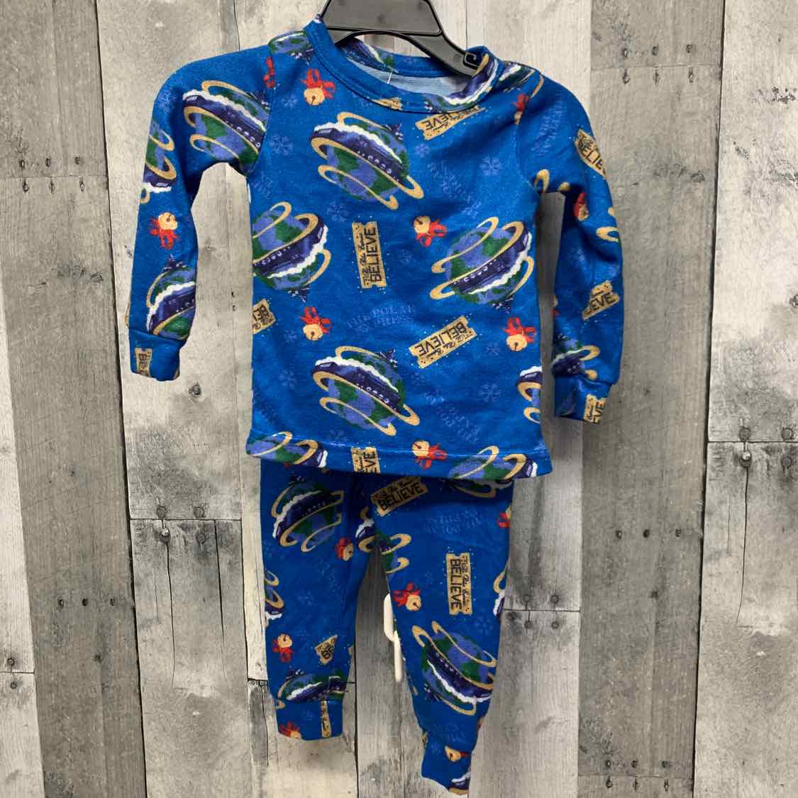 Size 18 Months Blue Print Holiday Brands 2pc PJs