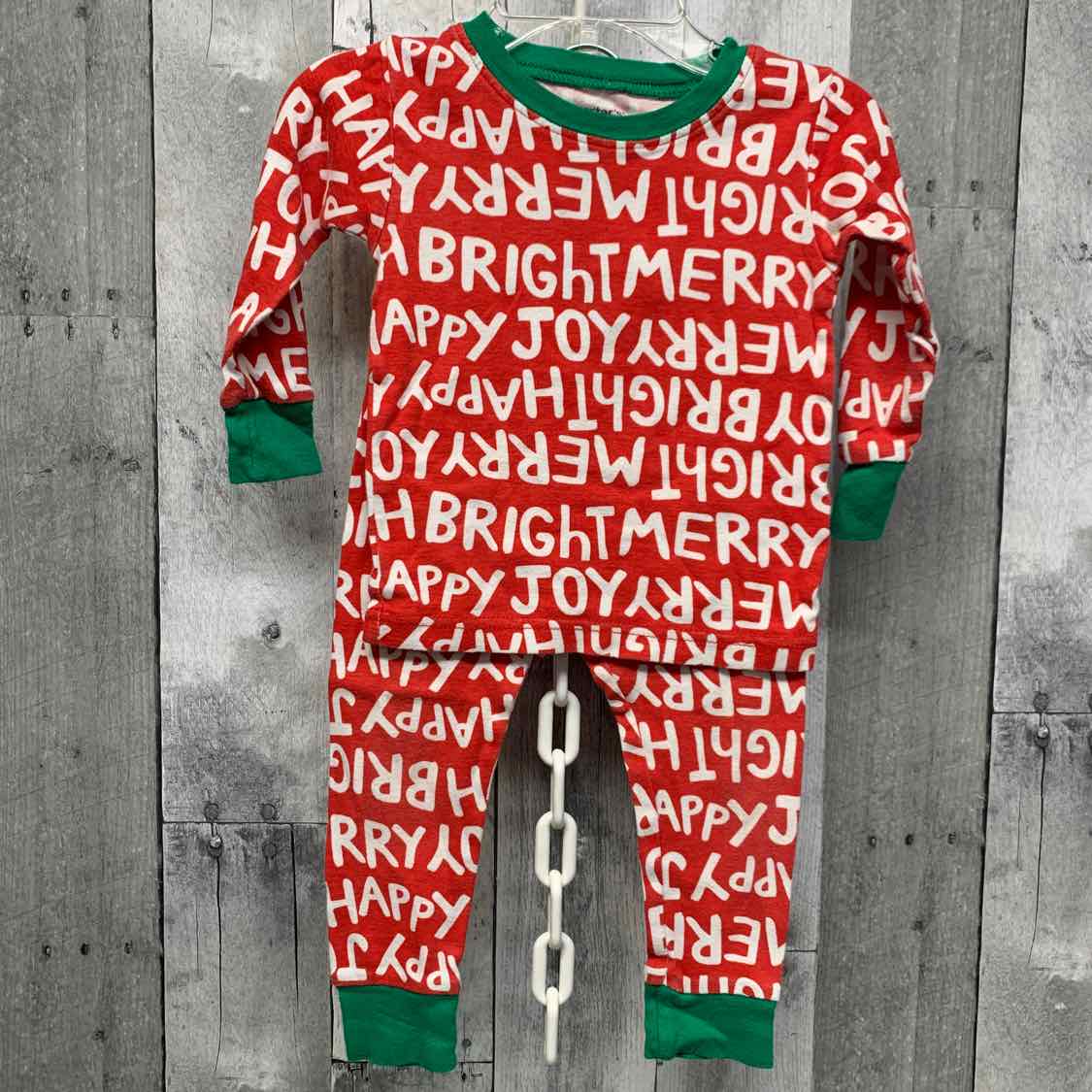 Size 18 Months Red/Green Carter's 2pc PJs