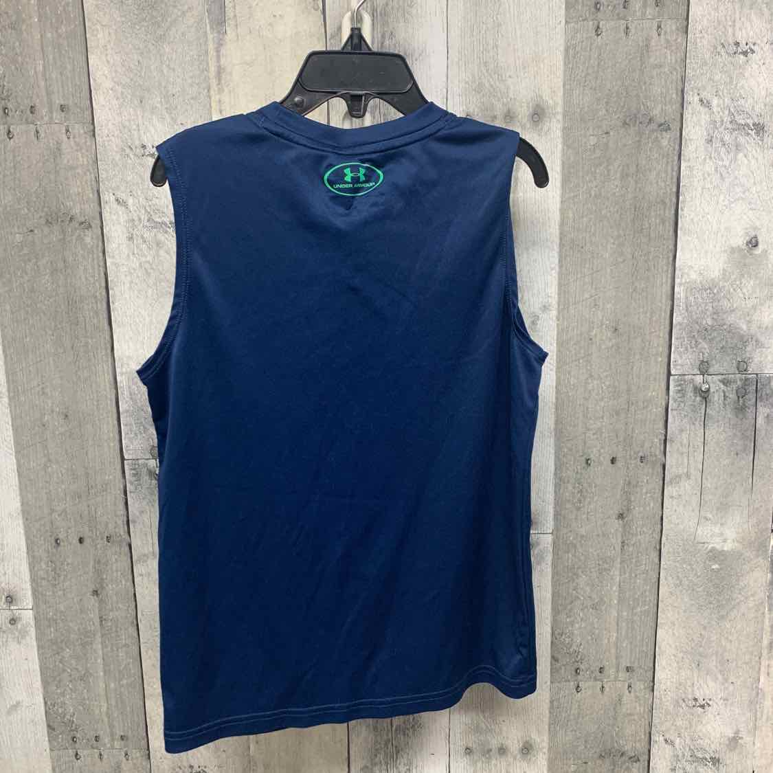 Size Small Navy/Green Sport Brand Short Sleeve Shirt