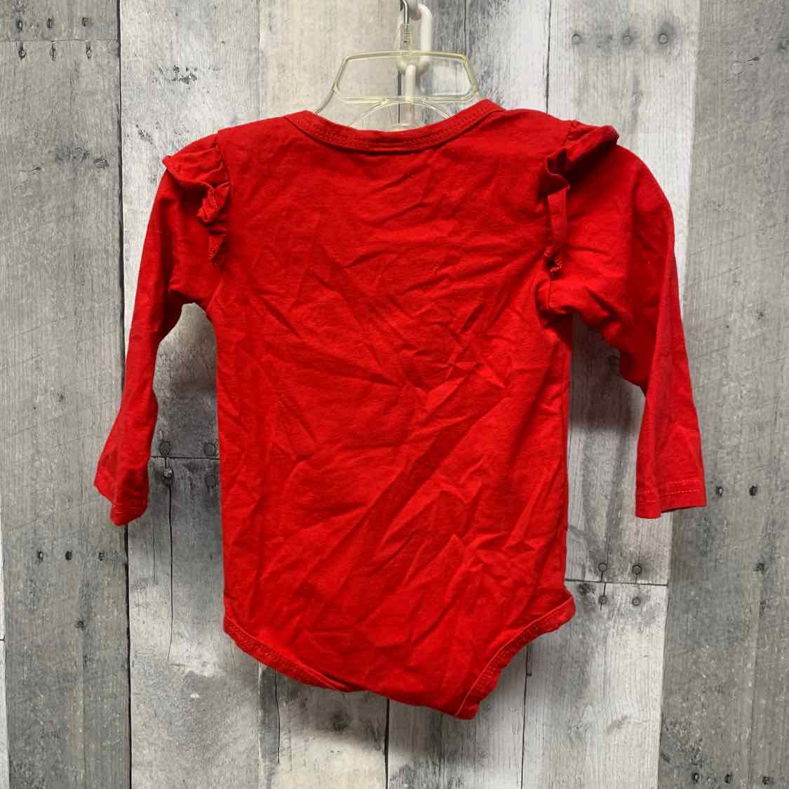 Size 12-18 Months Red B Brand Bodysuit