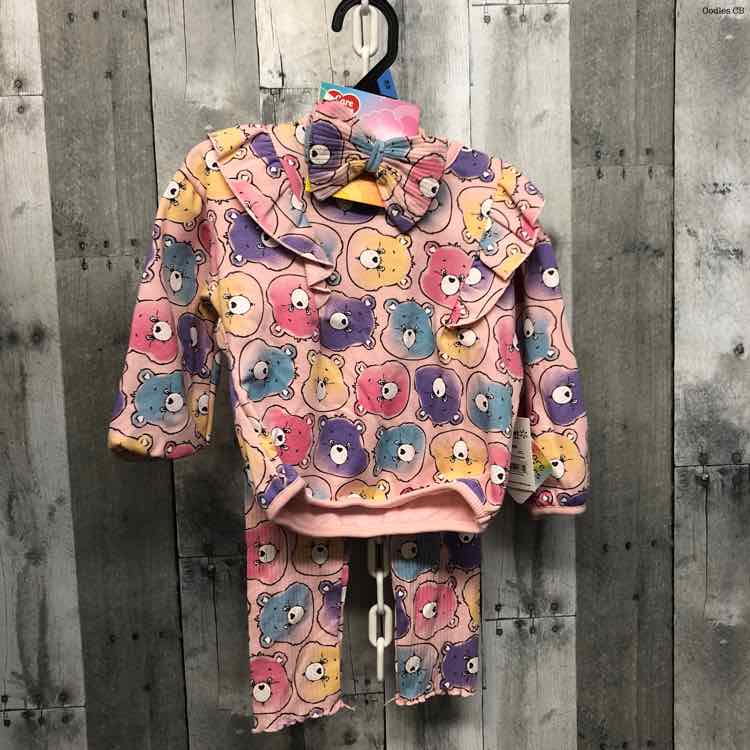Size 24 Months Pink Print B Brand Shirt/Leggings