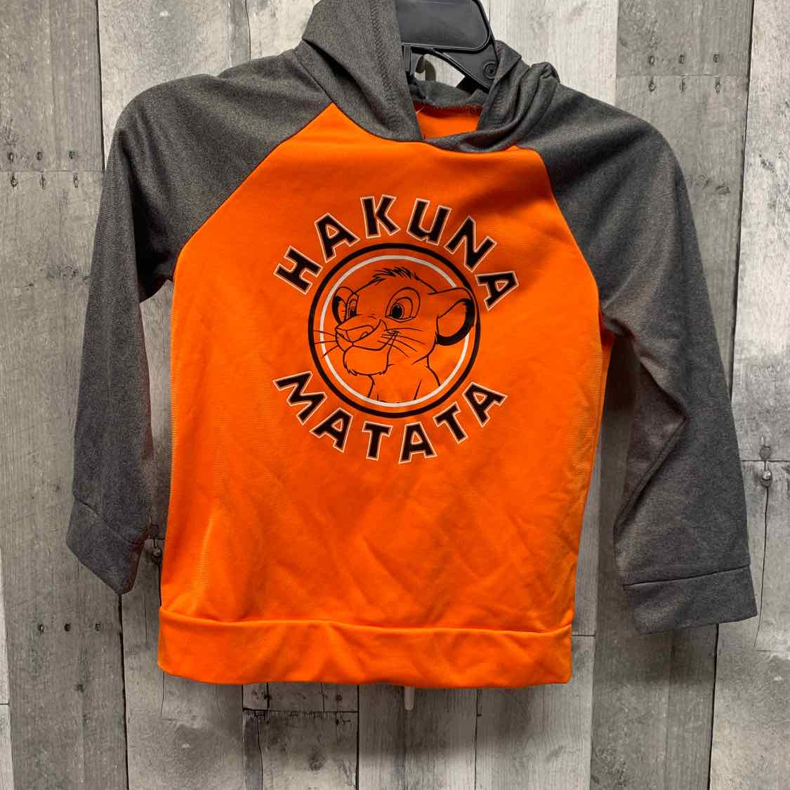 Size 5T Orange/Gray Jumping Beans Pull Over