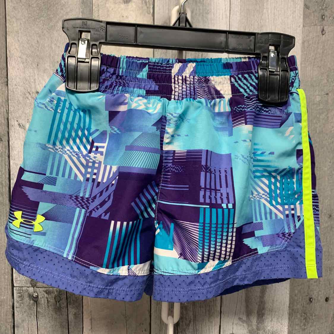 Size 6X Blue/Green Sport Brand Shorts - Athletic