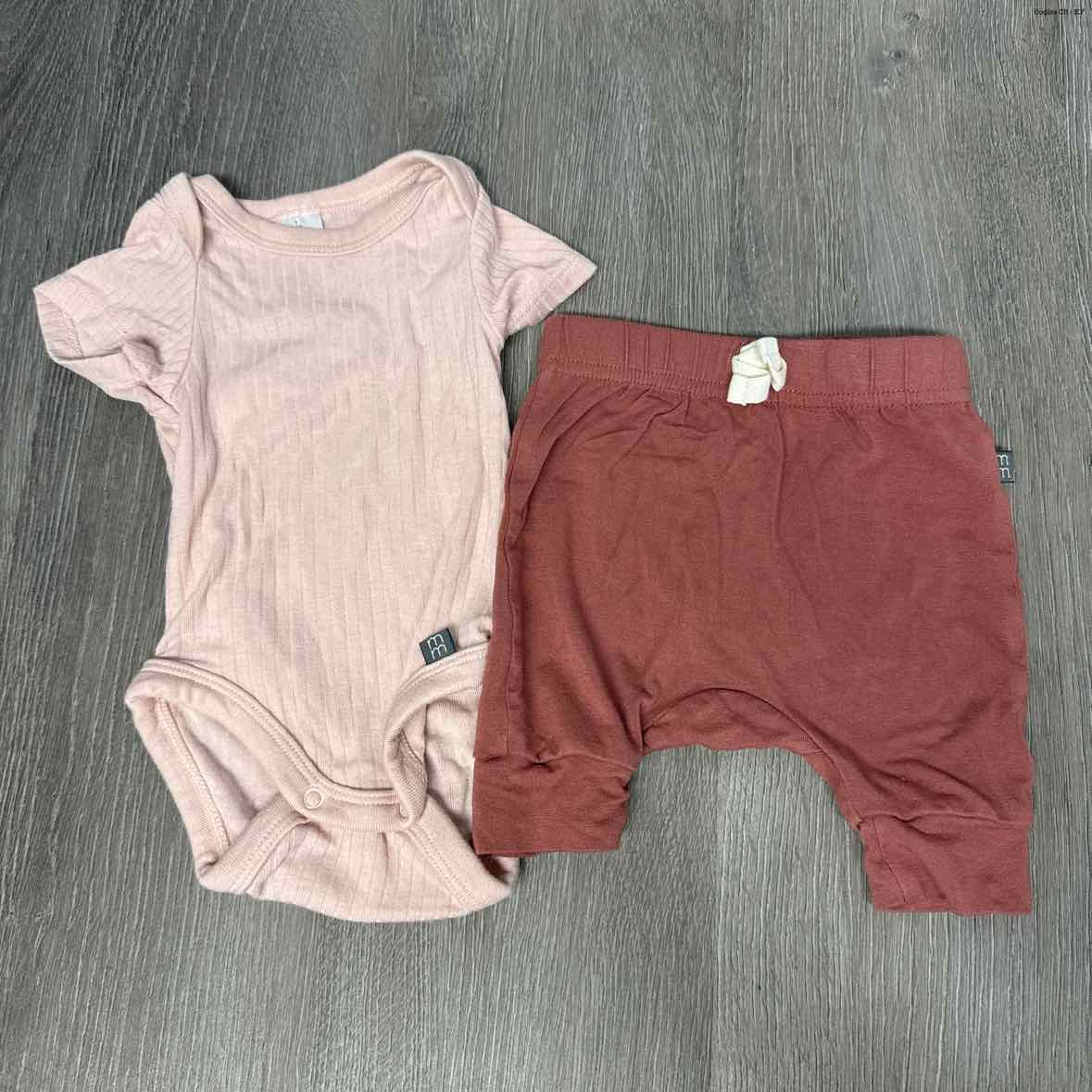Size Newborn Pink Modern Moments by Gerber Shirt/Pants