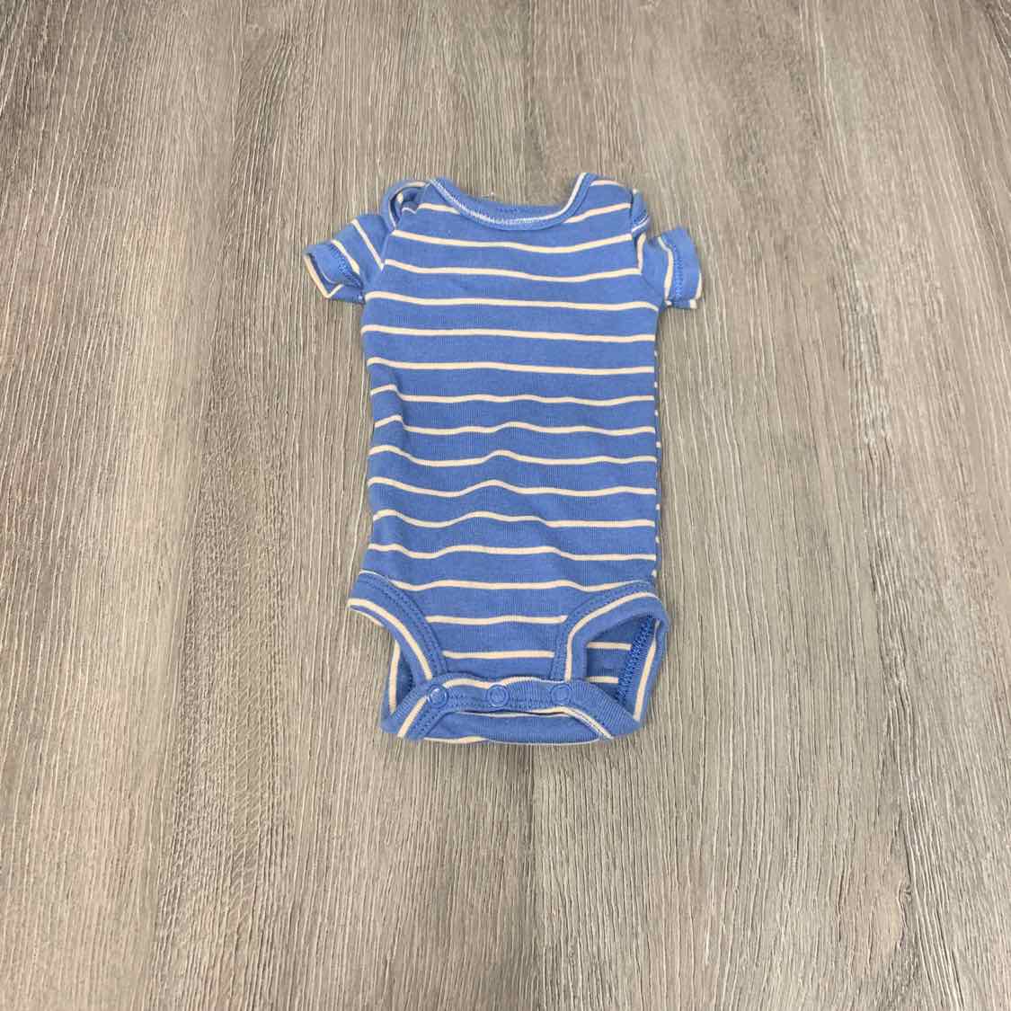 Size Preemie Blue/Tan Carter's Bodysuit - OodlesCB