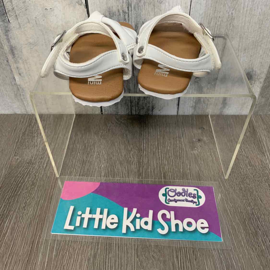Size 2 White Mid Brand Sandals