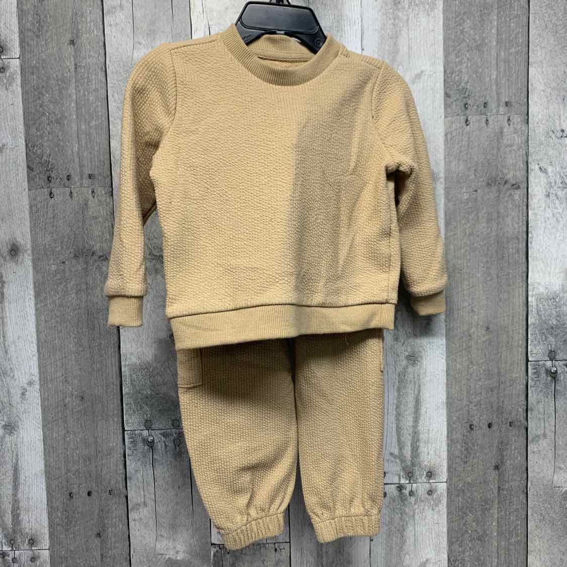 Size 18 Months Tan B Brand Sweats - 2pc