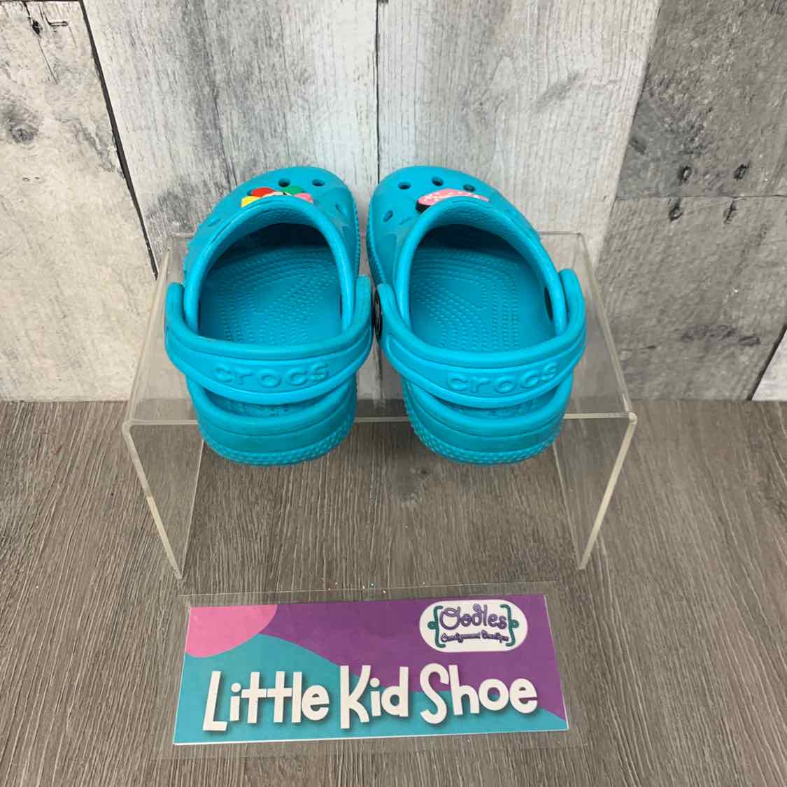 Size 4 Teal Crocs Water Shoes