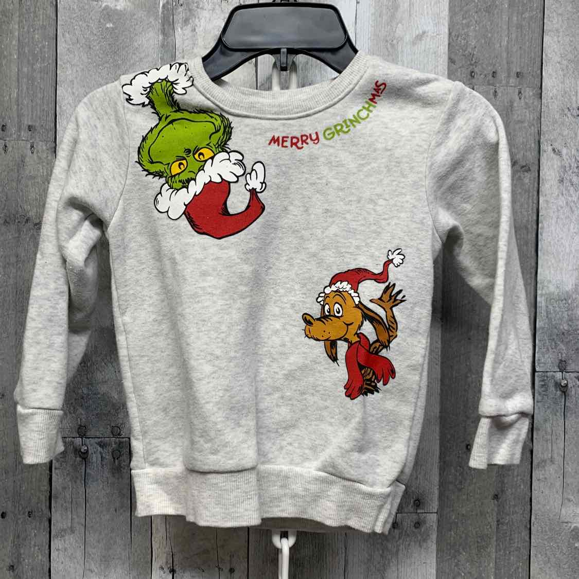 Size 4 Gray Graphic Dr Seuss Sweat Shirt