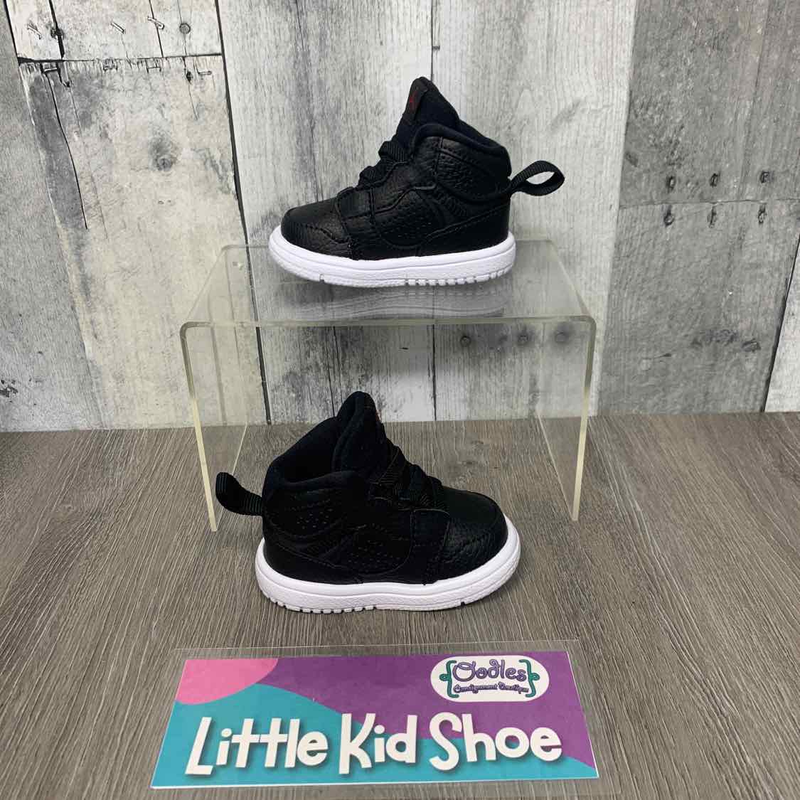 Size 2 Black/White Sport Brand Sneakers