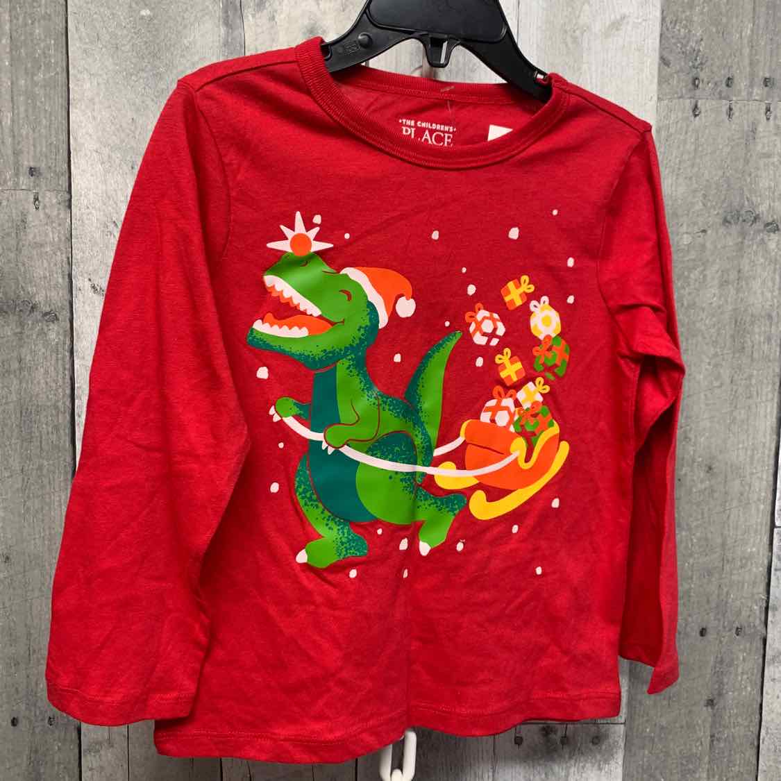 Size 3T Red Graphic Children's Place Long Sleeve Shirt