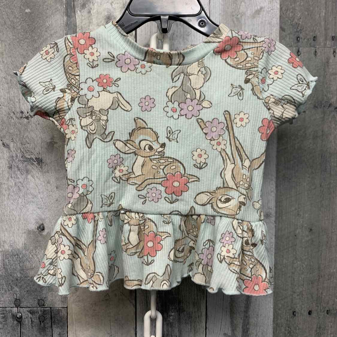 Size 12 Months Blue Print Disney T Shirt