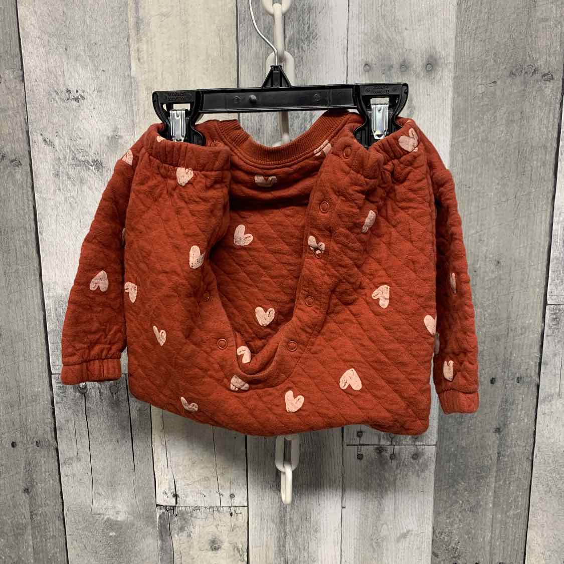 Size 12 Months Brown Print Carter's Romper