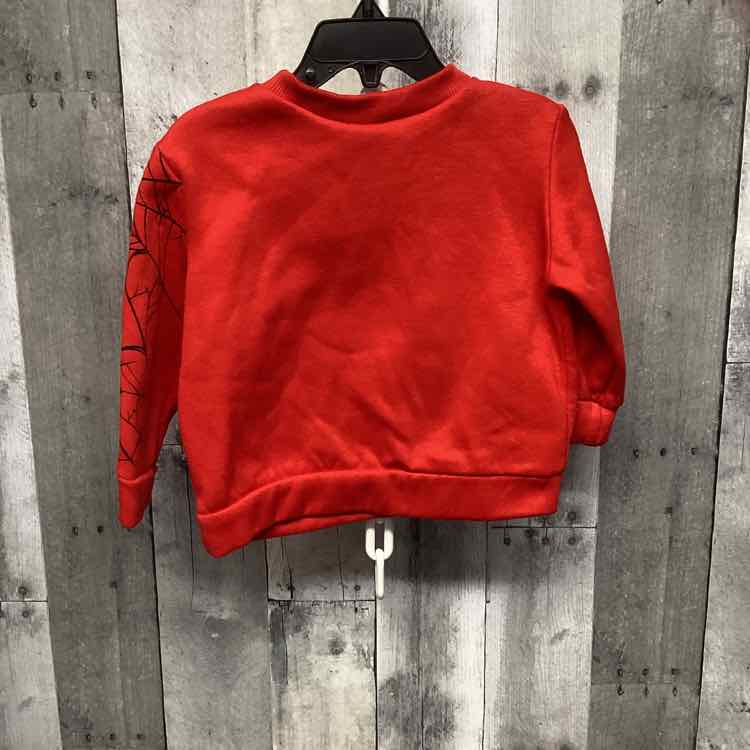 Size 2T Red Graphic Marvel Sweat Shirt