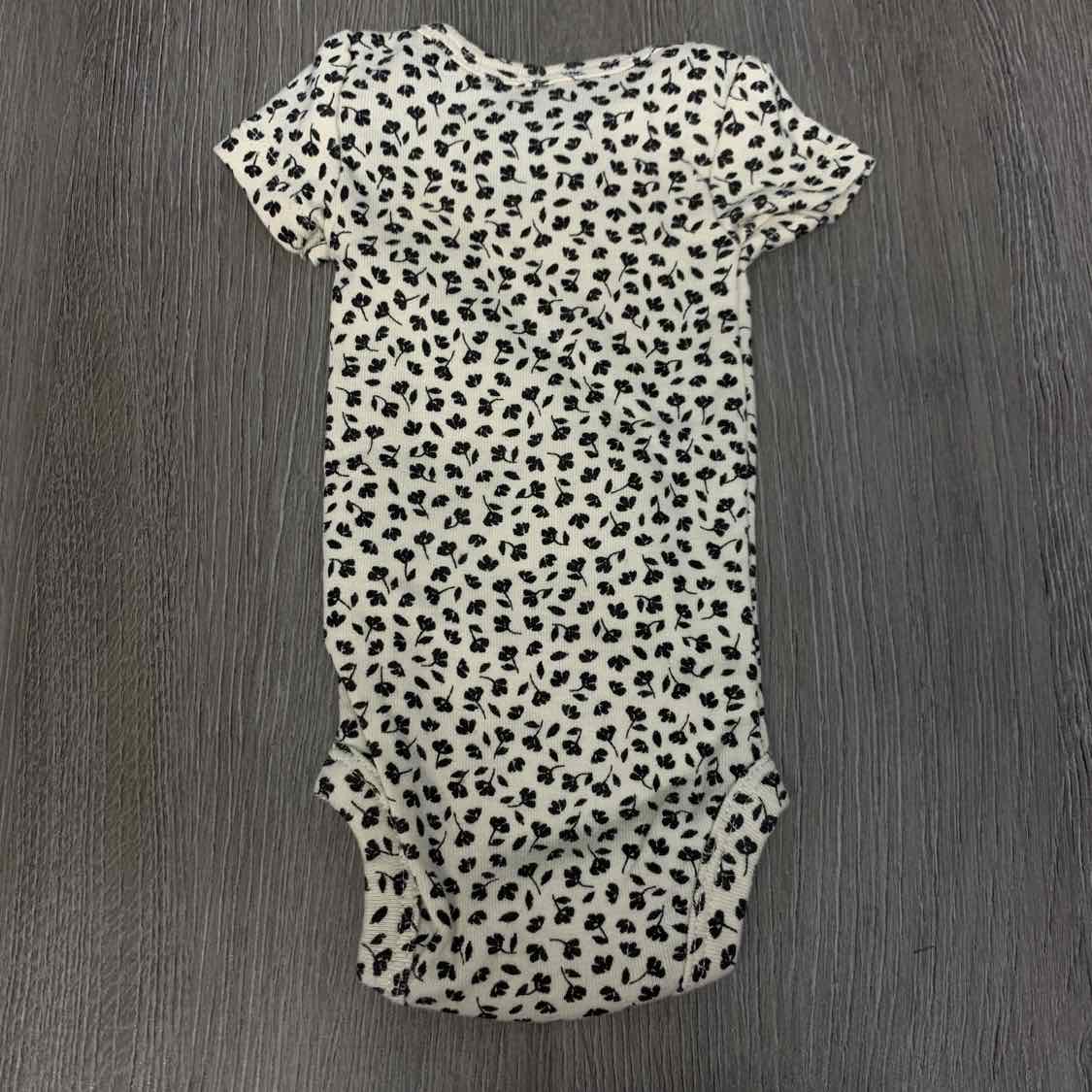 Size Preemie Ivory Print Carter's Bodysuit