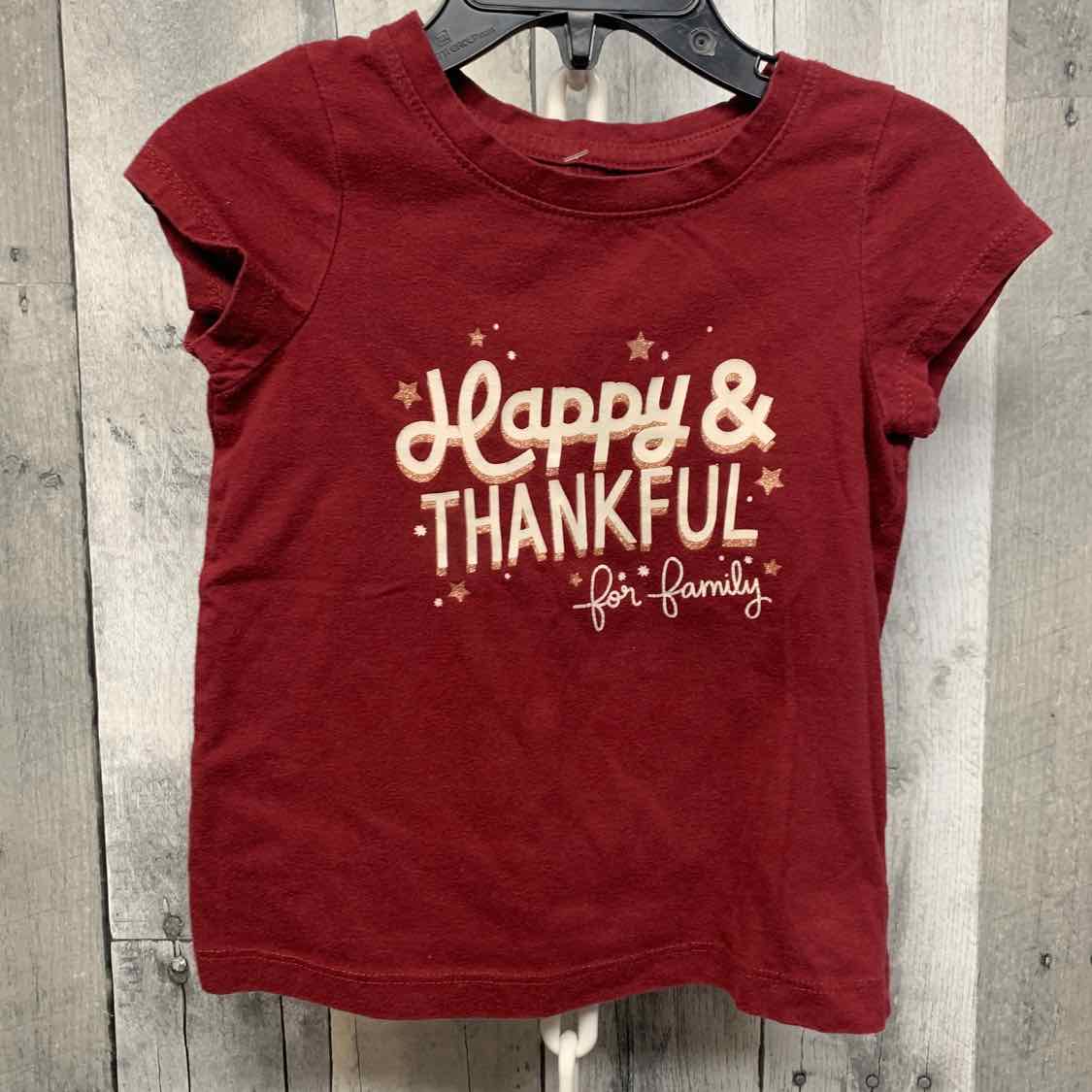 Size 3T Burgundy Cat & Jack T Shirt