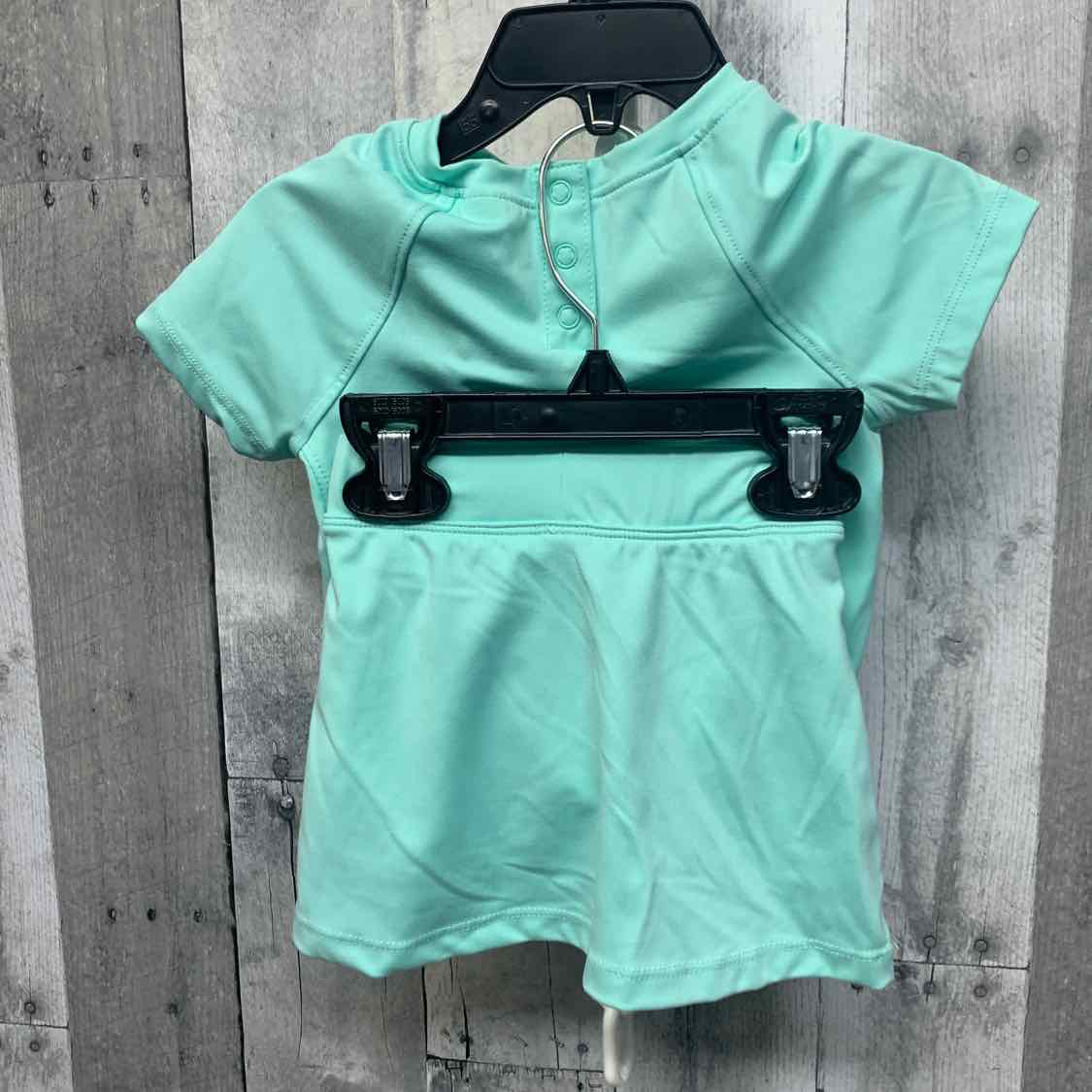 Size 2T Mint/White B Brand Shirt/Skirt