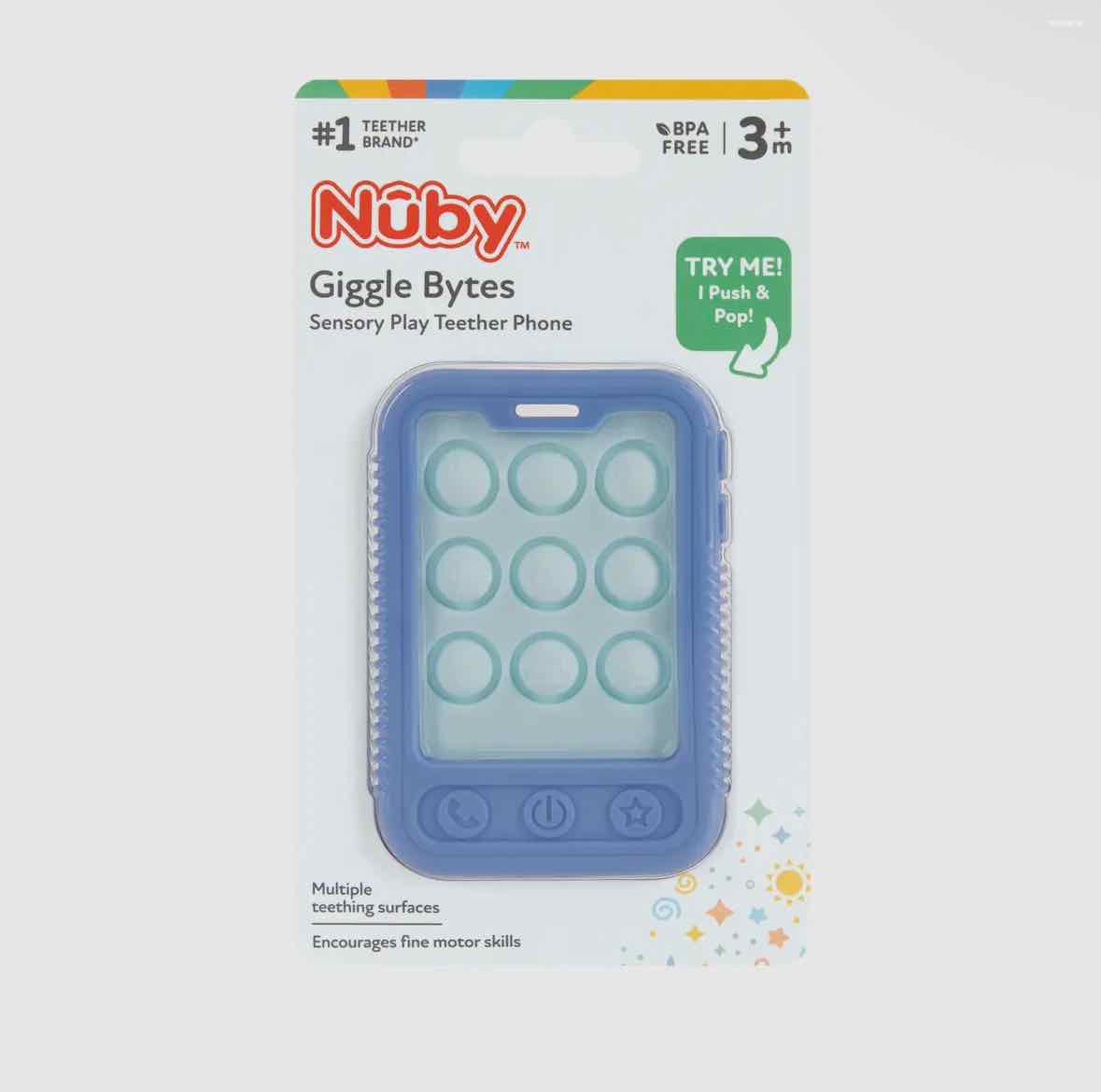 Nuby Giggle Bytes Teether - OodlesCB