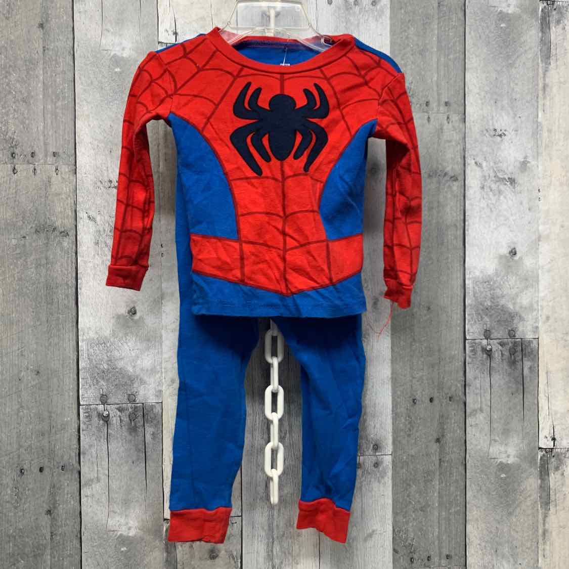 Size 3T Blue/Red Spiderman 2pc PJs