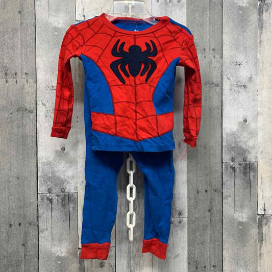 Size 3T Blue/Red Spiderman 2pc PJs