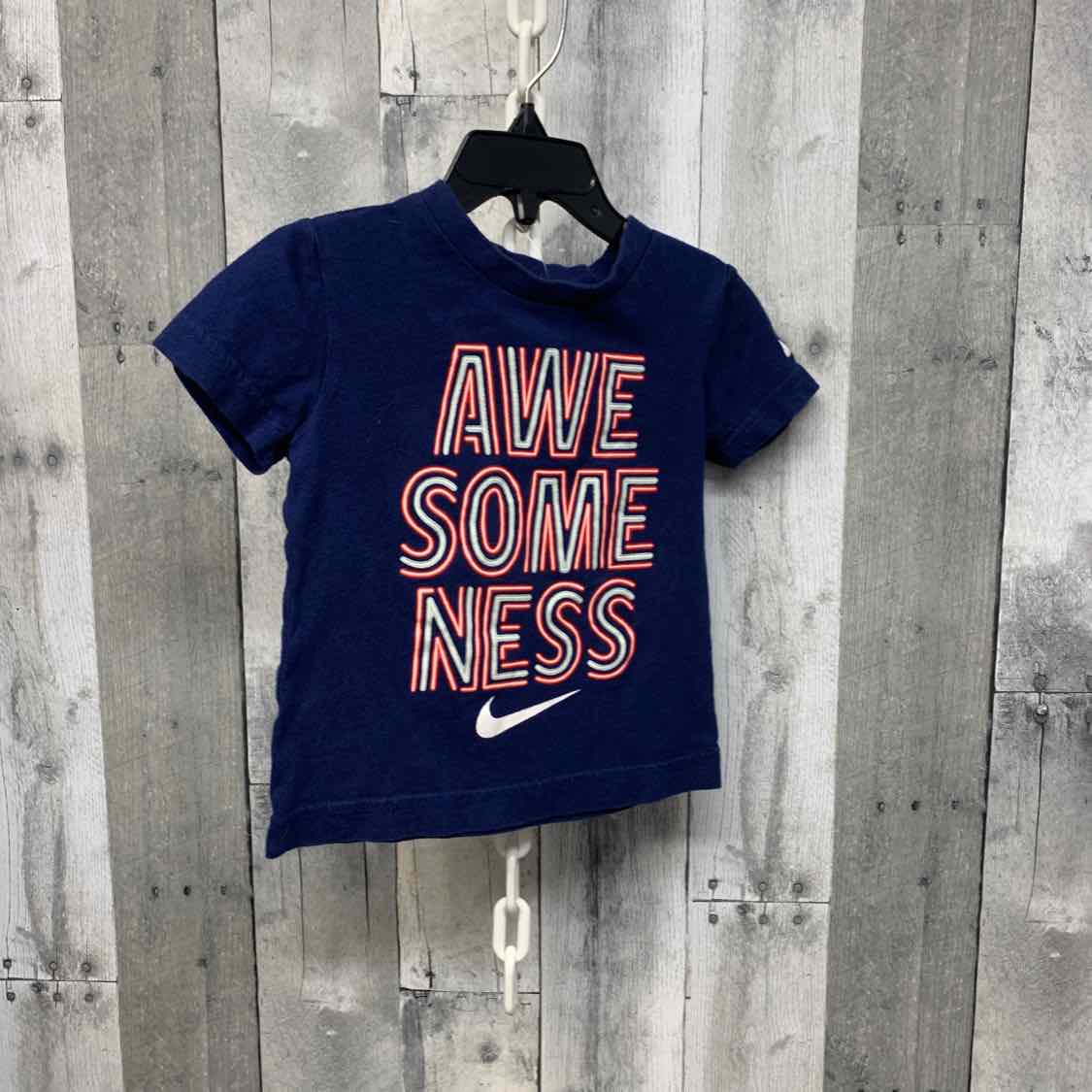 Size 2T Navy/Red Sport Brand T Shirt