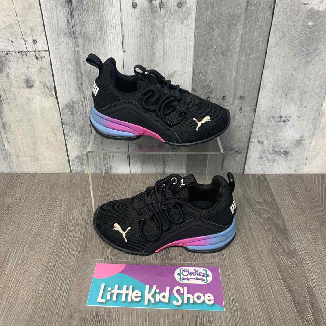 Size 11 Black/Purple Puma Sneakers