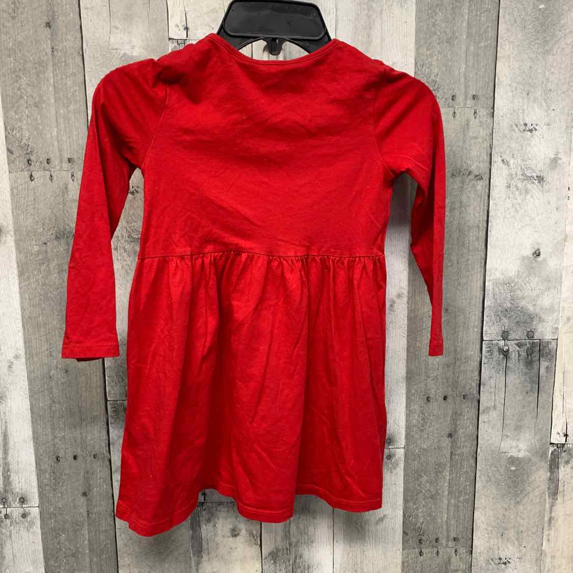 Size 4/6 Red Print H&M LS Dress
