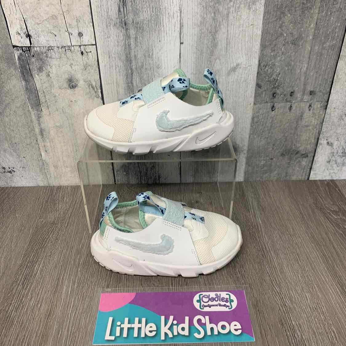 Size 9 White/Blue Sport Brand Sneakers