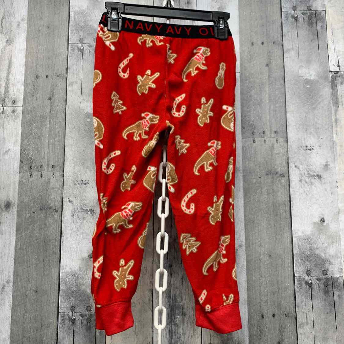 Size 5 Red Animal Print Old Navy PJ Bottoms