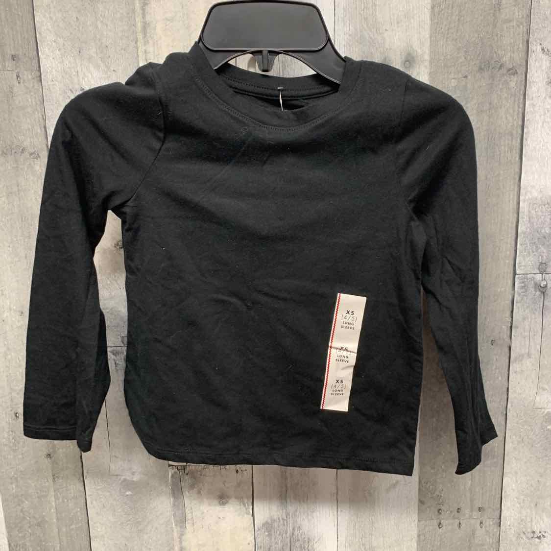 Size 4/5 Black Cat & Jack Long Sleeve Shirt
