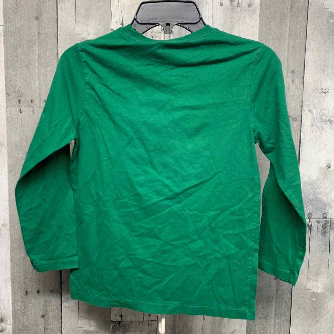 Size 8 Green Graphic Holiday Brands Long Sleeve Shirt