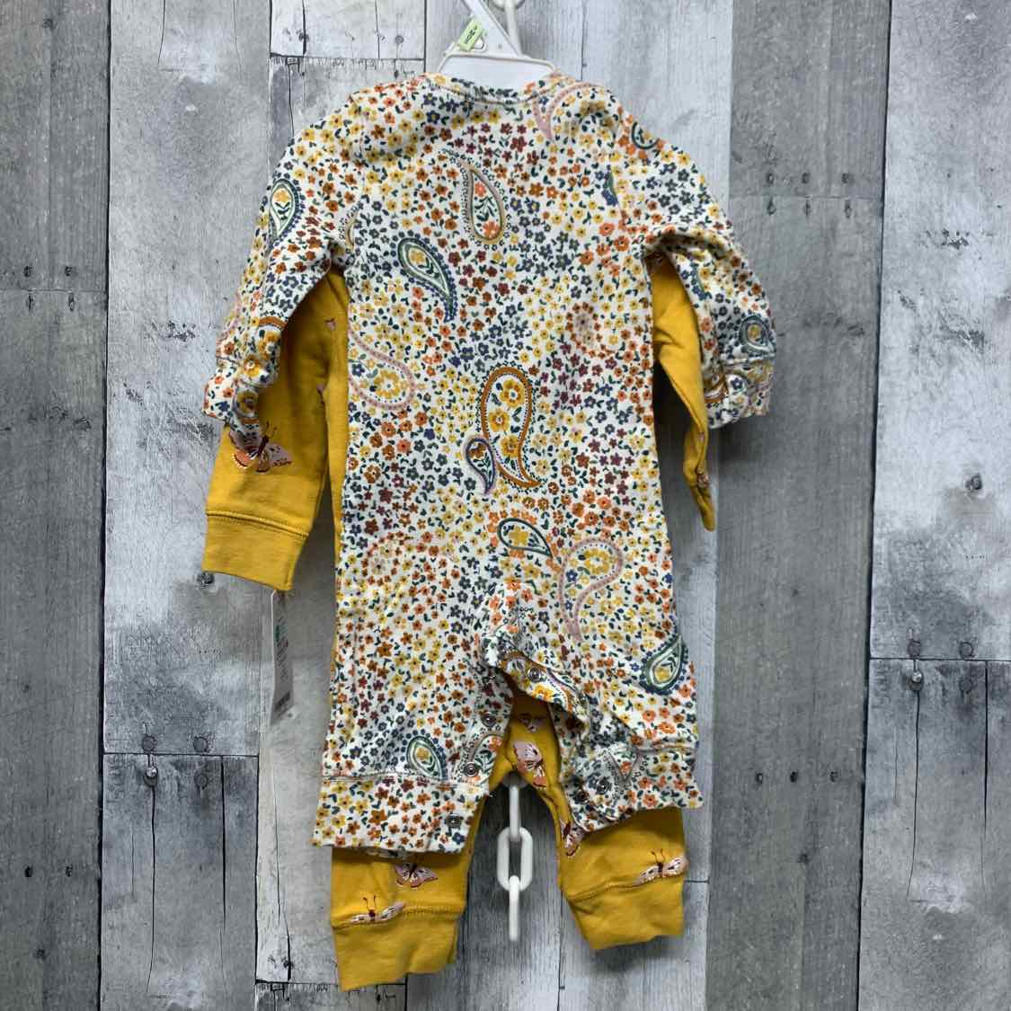 Size 3 Months Yellow/Orange Carter's Romper