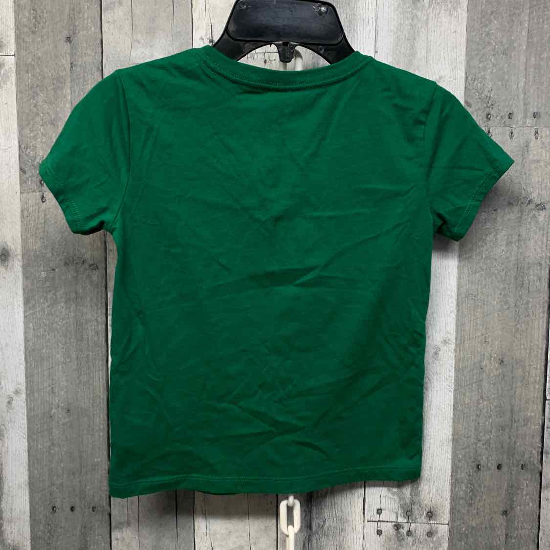 Size 7/8 Green Graphic Holiday Brands T Shirt