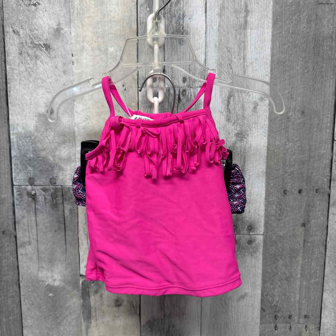 Size 12 Months Pink/Navy Carter's Swim Suit - 2pc+ - OodlesCB