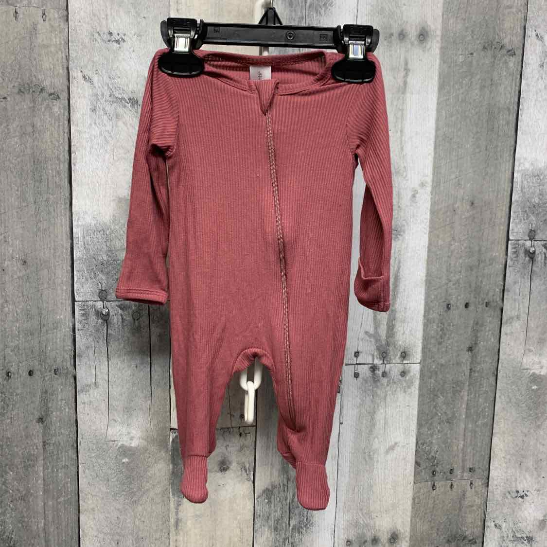 Size Newborn Pink Modern Moments by Gerber Footy PJs