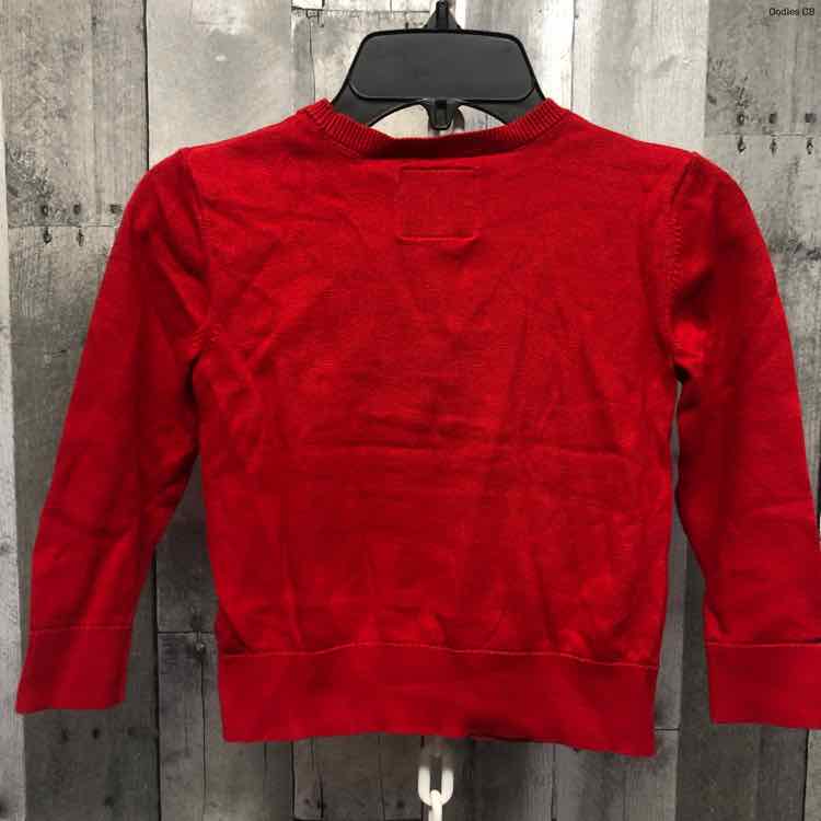 Size 4T Red/White Osh Kosh Sweater - Outer