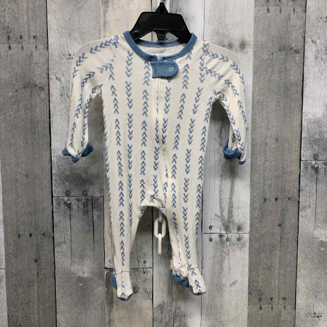 Size Newborn Blue/White Cloud Island Footy PJs