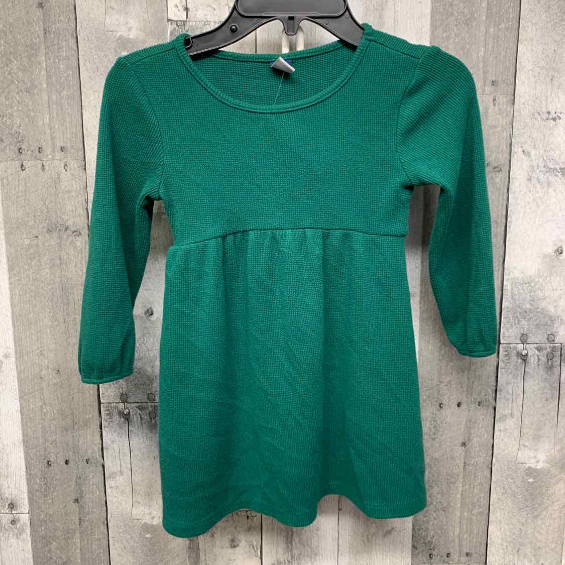 Size 4T Green Old Navy LS Dress